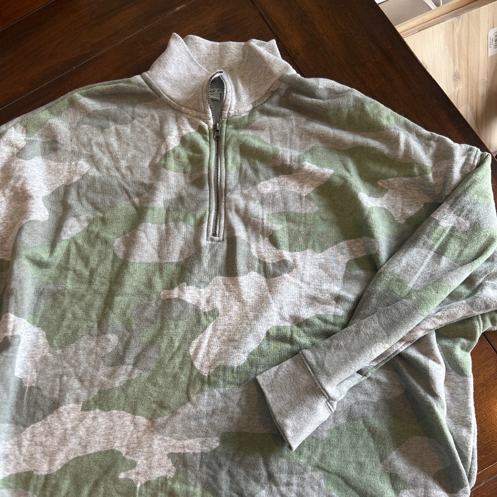 AE camo Pullover half-zip